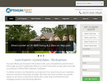 Tablet Screenshot of optimumfirst.com